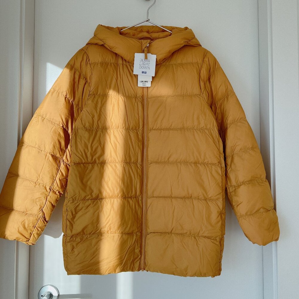 UNIQLO Ultra Light Down Parka – Yellow, NWT (Women S / US 6)